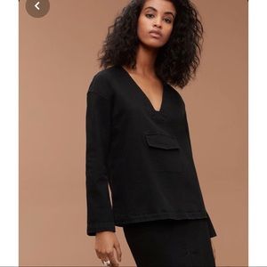 Aritzia Wilfred Free Baronit Jean Pullover Blouse